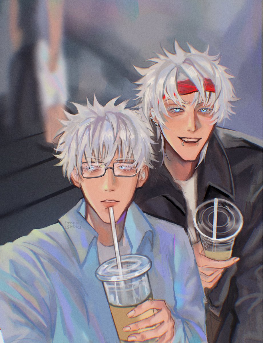 Nerdjo and fratjo 
#gojofanart