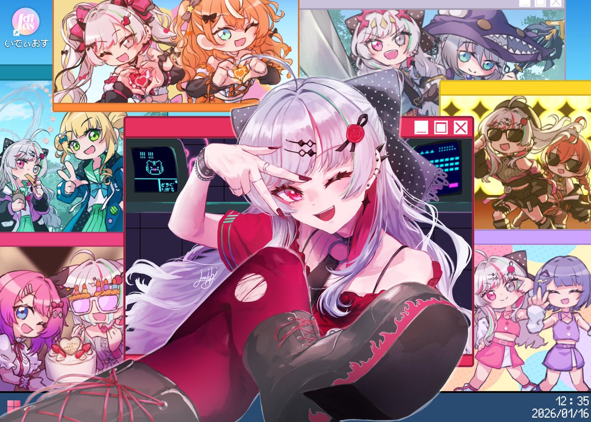 私はこういう絵を描いています