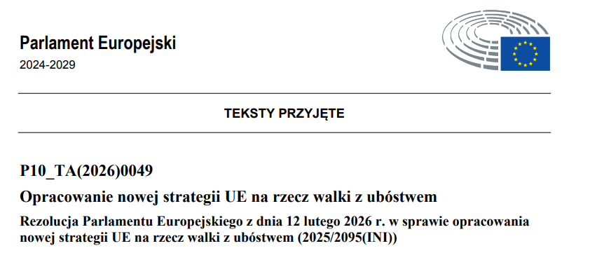 EAPNPoland's tweet photo. @Europarl_EN przyjął rezolucję w sprawie strategii przeciw ubóstwu: brak nowych twardych instrumentów.
Jest: propozycja obowiązkowości mechanizmów zarządzania (wpływ na ubóstwo), instrumenty miękkie (plany działań) i nowe zasady horyzontalne (zakaz dyskryminacji ekonomicznej). https://t.co/B2GOYWUK6e