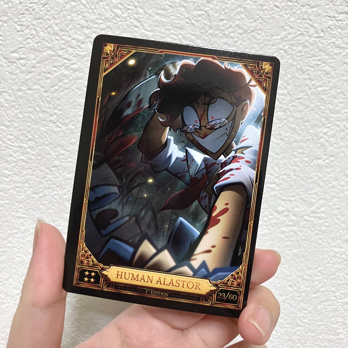 NFだけどHUMAN ALASTOR引けた！印刷ズレすぎやろwwwwww