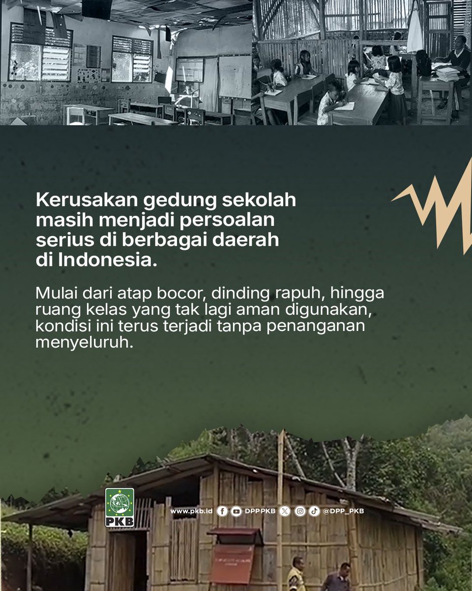 DPP_PKB's tweet image. Kesenjangan pendidikan masih nyata di wilayah 3T. Wakil Ketua Komisi X DPR RI, Lalu Hadrian mendorong pemerintah memprioritaskan perbaikan sekolah di daerah tersebut.

#Wilayah3T
#Pendidikan