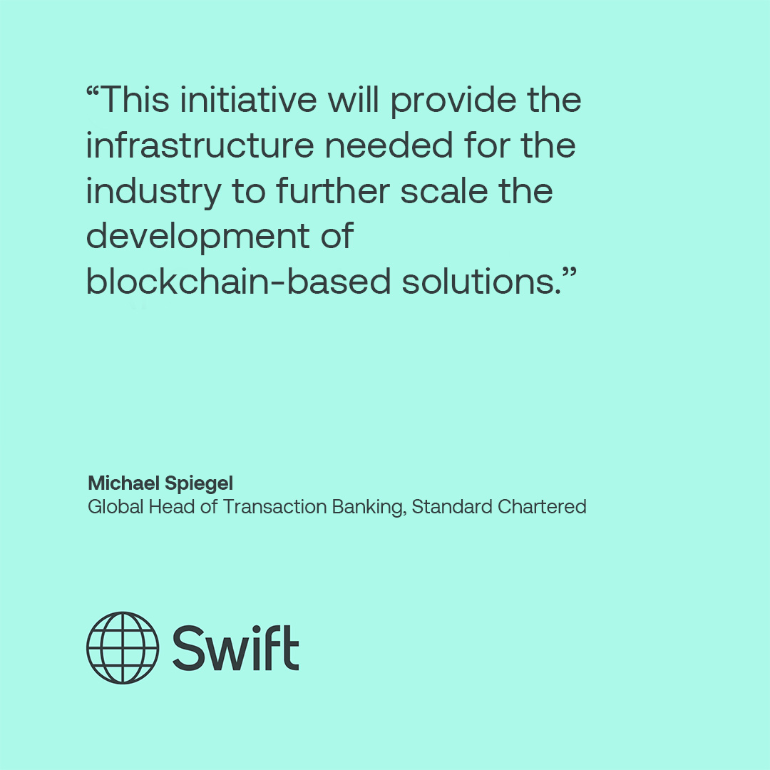 Standard Chartered is contributing its expertise to support the design of our blockchain-based ledger, helping enable seamless and secure movement of value across borders.

Working with the global banking community, we’re building infrastructure for a multi-asset, multi-rail and