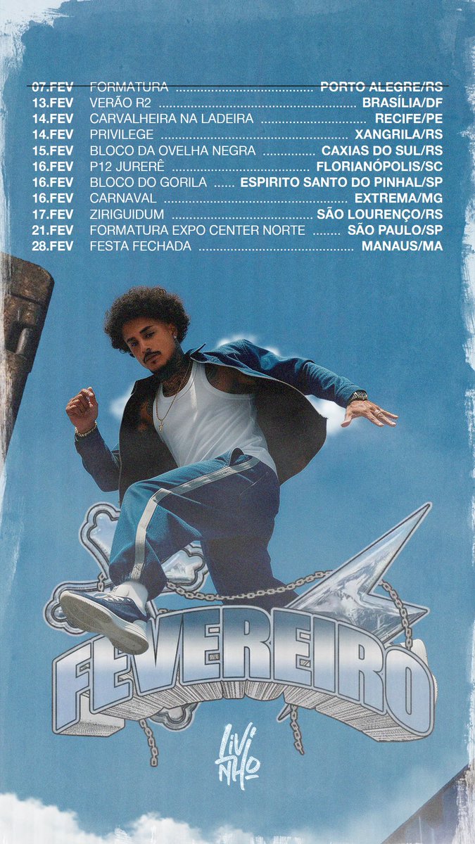 Quem eu vejo nos próximos shows? 👀👇🏼