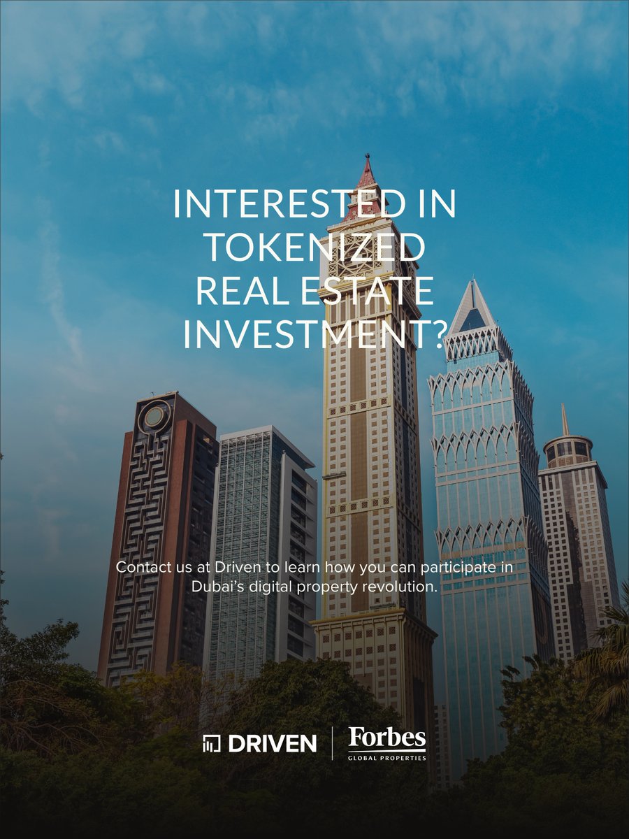 Dubai Real Estate Tokenization Phase 2 launches February 20, 2026—7.8 million tokens open for resale. Phase 1 sold out in under 2 minutes with investors from 44 nationalities. The future of property investment is here.

Ready to explore tokenized real estate? Contact Driven today