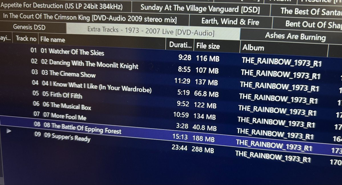 larkstonguesin's tweet image. お家で1973レインボーシアター聴き直してるんだけど昨晩と同じじゃん(^_^;)演奏内容、出音のバランス文句なし。唯一難癖つけるとしたらボーカルの腹だけだw
#TheMusicalBox