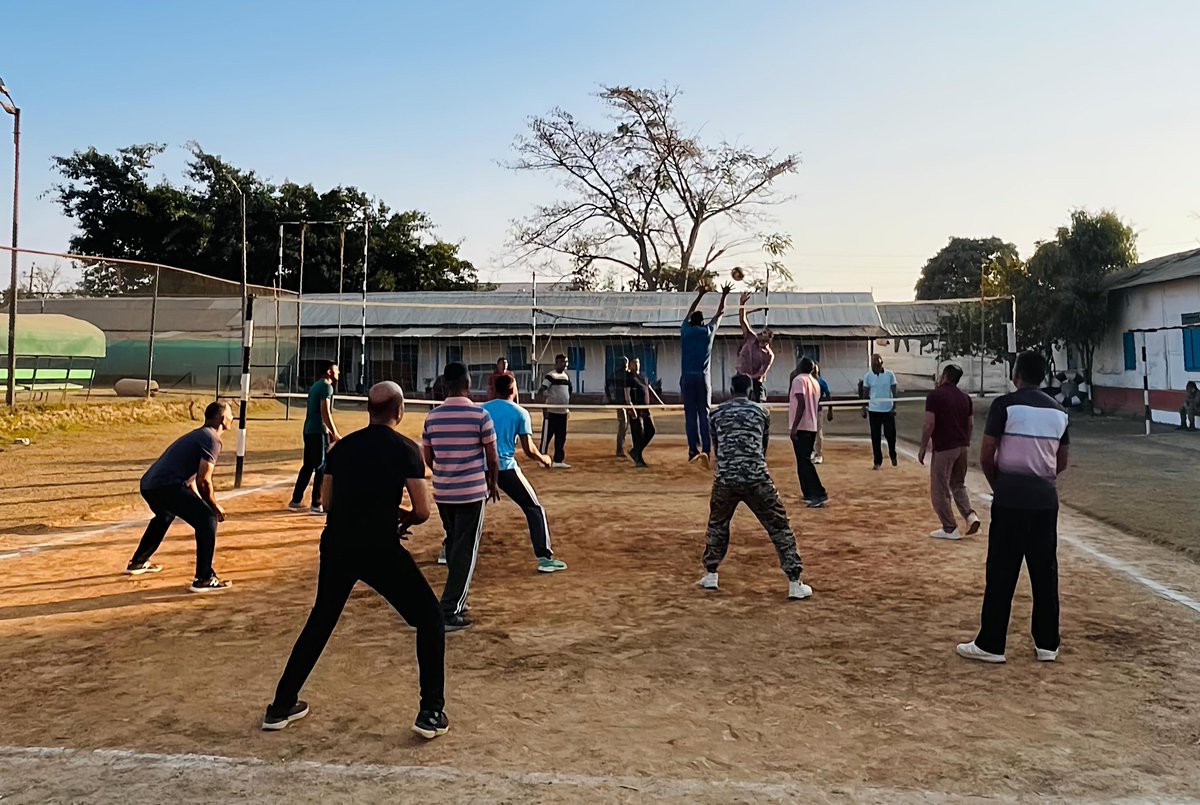 109_Bn_CRPF's tweet photo. Strength in action, spirit in motion.
The bravehearts of 109 Bn #CRPFIndia master the art of balance by blending rigorous duty with sports &amp; physical activities as a key to peak conditioning, stress resilience, and unbreakable team synergy.
#FitForce #ForceBehindTheForce https://t.co/AinEgABIk4