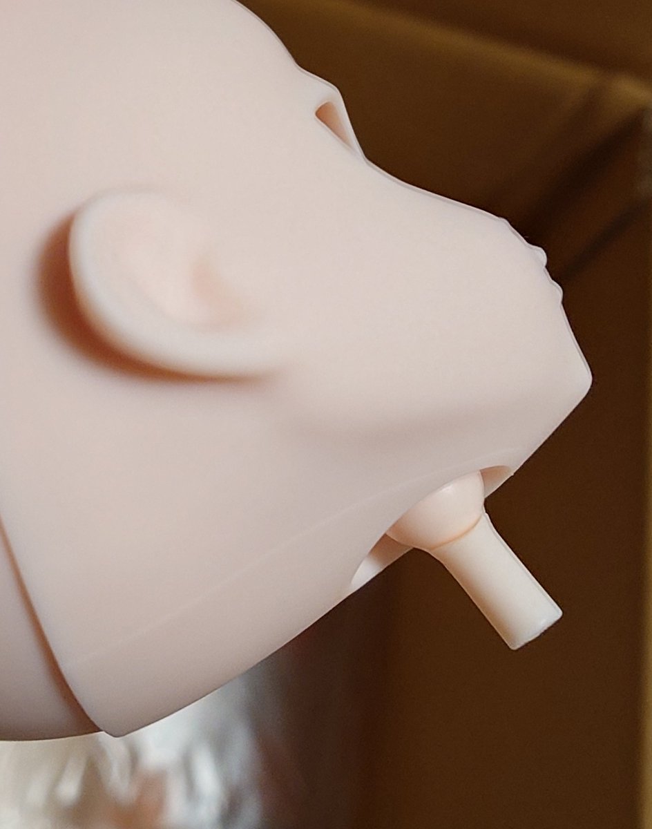 ネペタヘッドをお持ちの方にお聞きしたいのですが、首ジョイント付近の成形線？ってこんな感じでしょうか？
個体差なのか結構目立つような気がしていて…