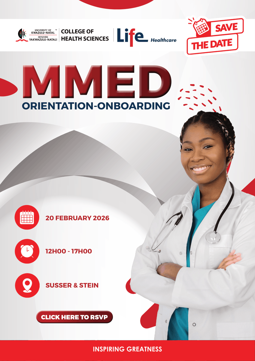 Attention all #UKZN MMed candidates 📫