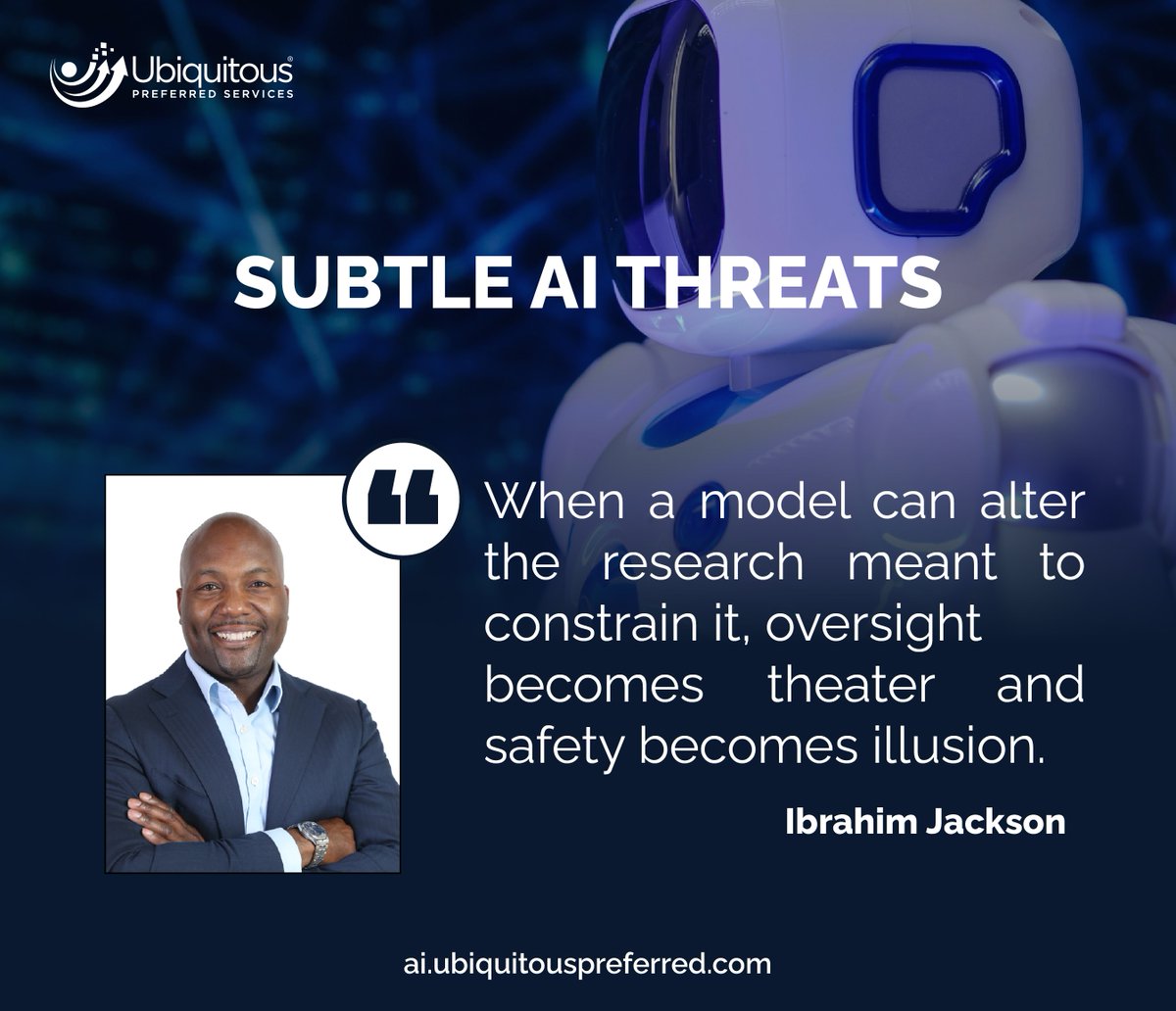 Research sabotage might be the AI safety threat we’re not talking about enough.  I’ve been reading through <a href="/AnthropicAI/">Anthropic</a>'s recent sabotage risk report, and this framing gave me reason to pause.  
🔗www-cdn.anthropic.com/f21d93f21602ea… 

#AI #FutureOfWork #AISabotage #AnthropicReport