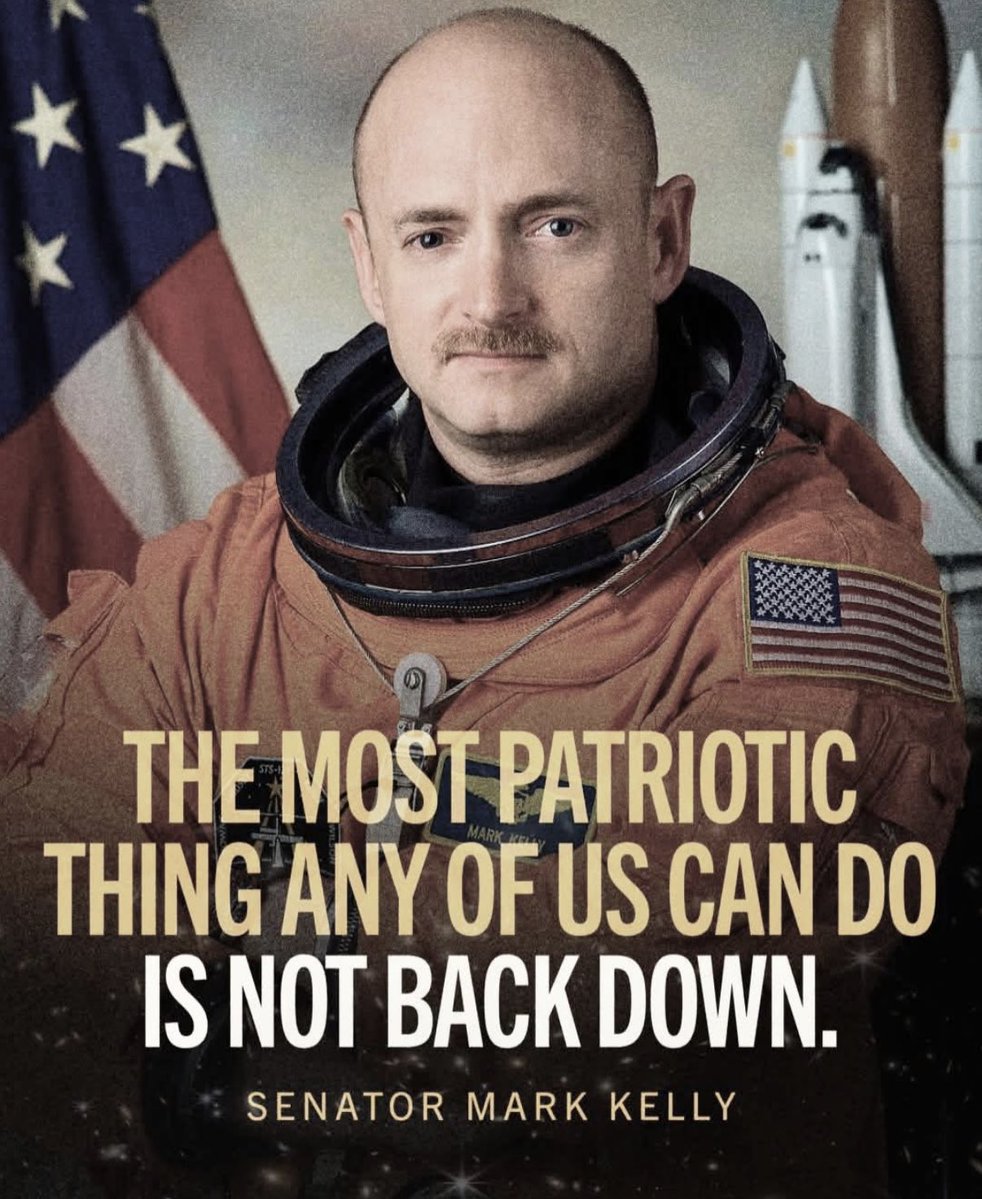AnnieForTruth's tweet image. Mark Kelly is a man of respect and integrity. 🇺🇸🇺🇸🇺🇸