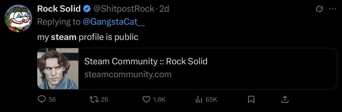 >share steam profile to try and prove you’re not a tourist
>people see you haven’t actually played/beaten several of the games you pretend to care about
>argue that the Steam profile you shared isn’t actually supposed to be indicative of all the games you played

Outstanding move