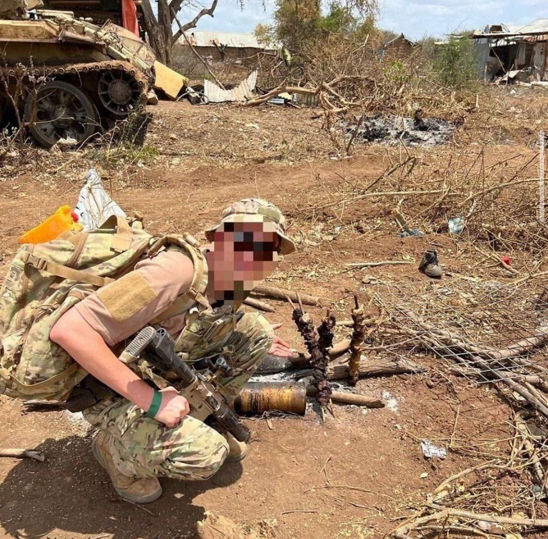 🇺🇦🇸🇴 NEW:Ukrainian soldiers working for an American private military company have been spotted in Somalia.