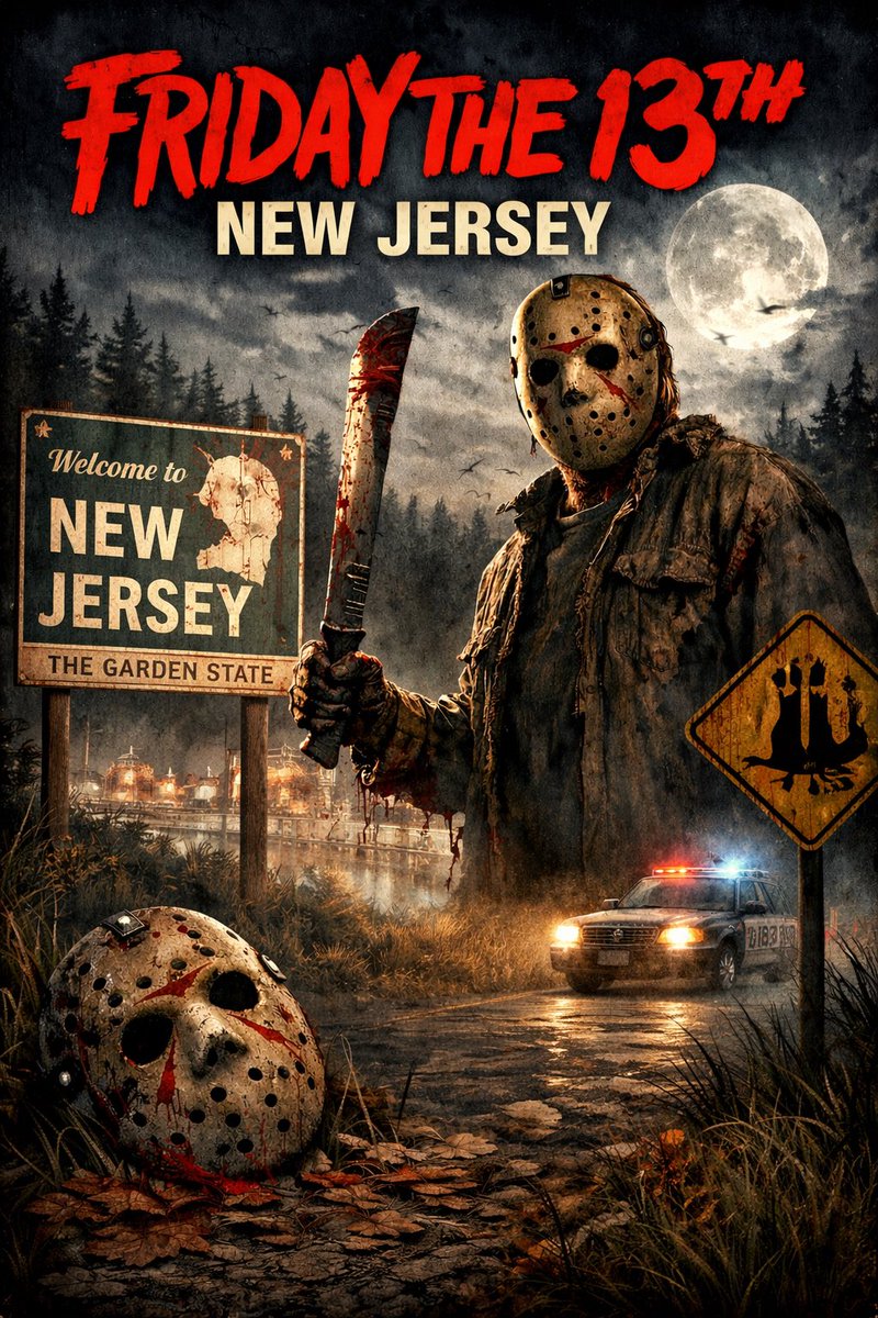 #FridayThe13th 
#NewJersey