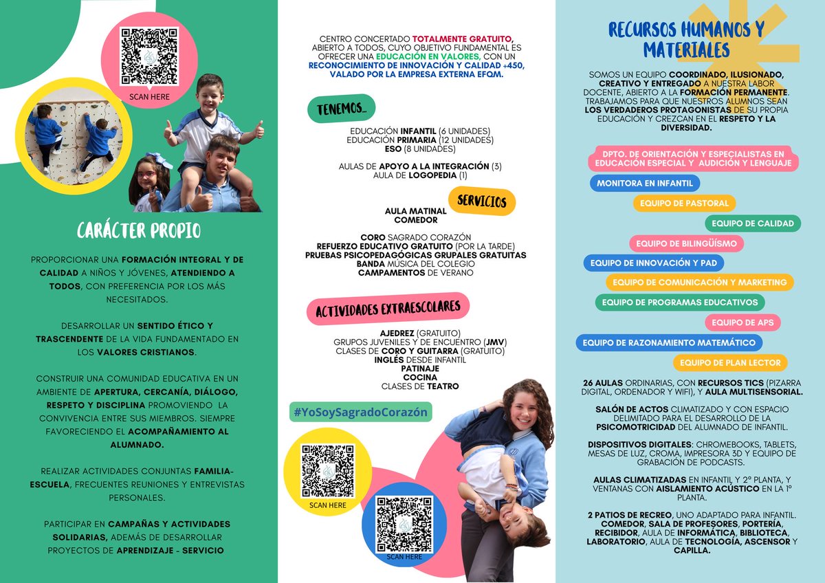 ¡No te pierdas todos los detalles de nuestro cole!
Planes, programas, proyectos y situaciones de aprendizaje.
Aula Matinal, Comedor y actividades extraescolares.
Recursos humanos y materiales
Nuestro CARISMA VICENCIANO.
19 de febrero a las 17:00
20 de febrero a las 10:00