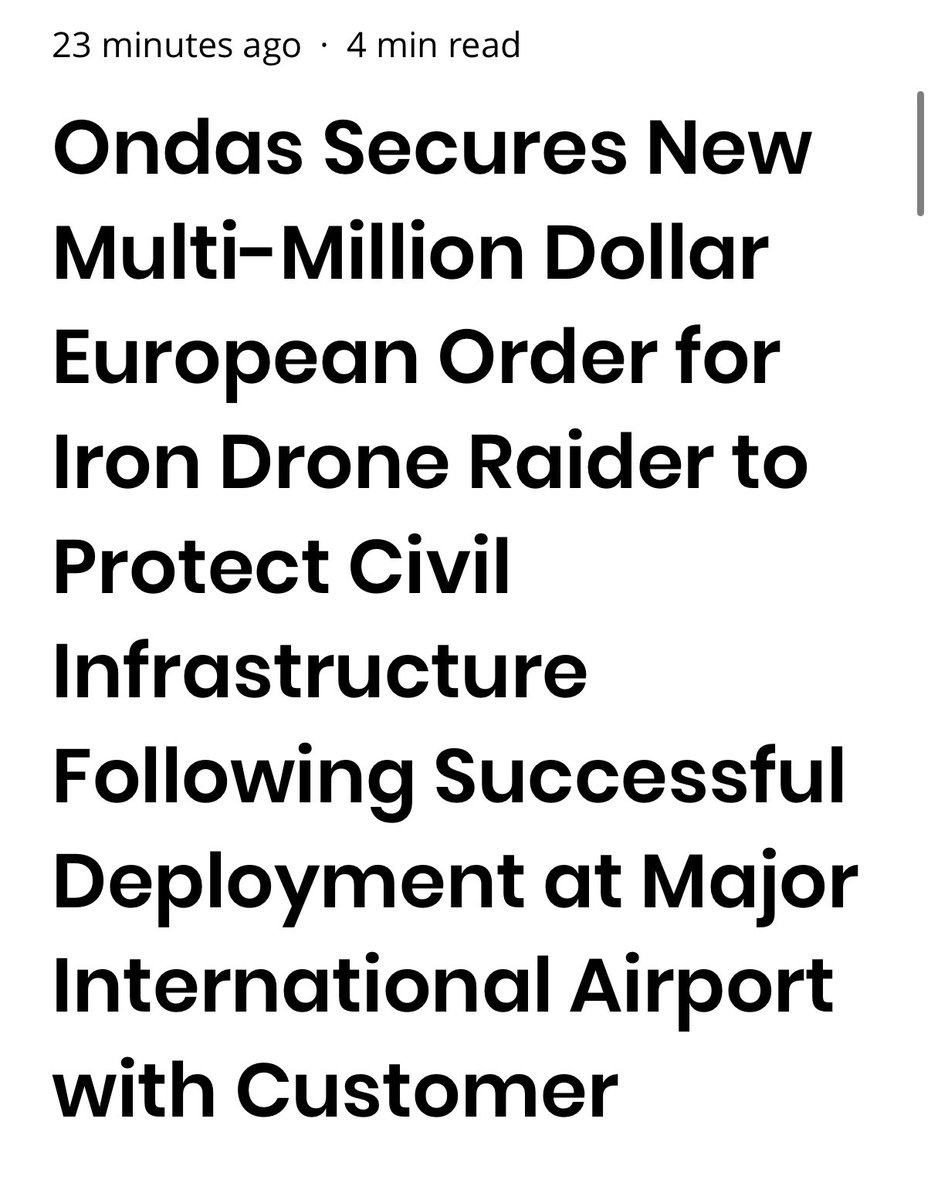 $ONDS Going Worldwide.

$ONDS is a $100 stock Long Term all day long. 

Just remember -> stocks like Apple, Amazon, Google, Microsoft etc all fell 80%+ at sometime in their history. 

Infact, these stocks have fallen 80%+ MULTIPLE times in their history. 

Stocks don’t go up