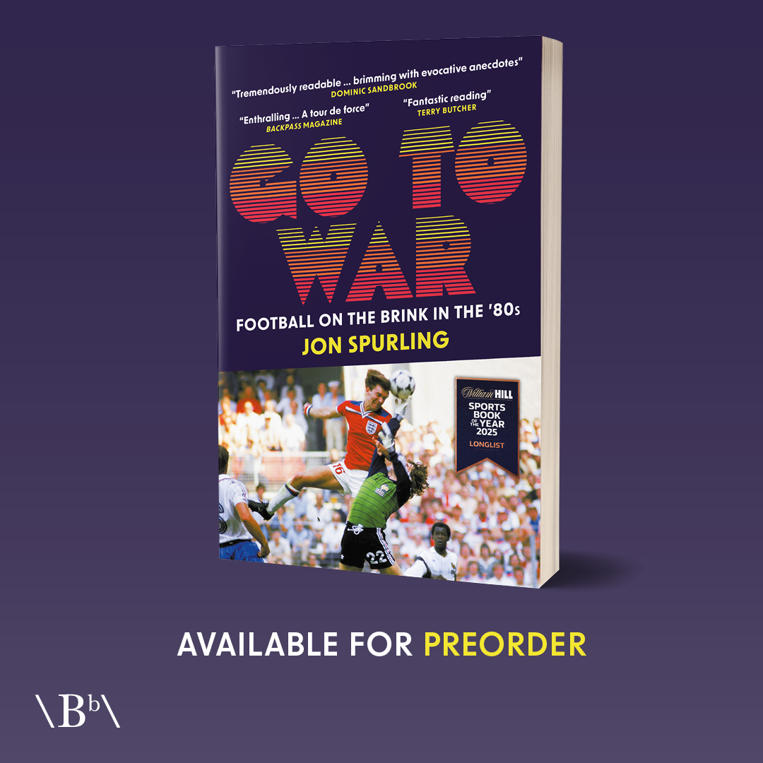 BitebackPub's tweet photo. How did triumph and tragedy shape English football in the 1980s?

Set against a backdrop of economic recession, rampant hooliganism and suspect fashion, Go To War tells the story of the sport’s darkest decade.

Preorder in paperback today 👉 https://t.co/AKwNxe6Y0f https://t.co/XSGY1WVtFT