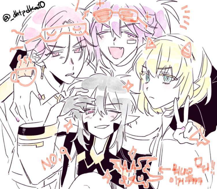 단체그림 귀여웟던거만 재업하기