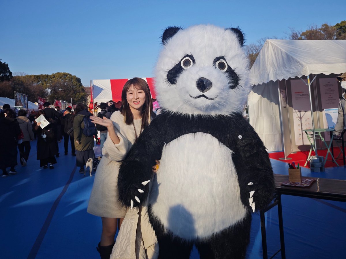 ウエノデ・パンダ春節祭2026」🏮今年もめっちゃ賑わってる✨パンダが