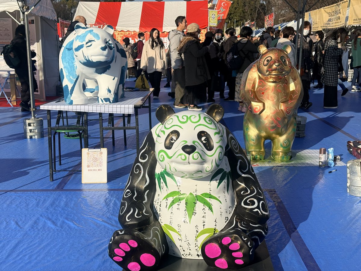 ウエノデ・パンダ春節祭2026」🏮今年もめっちゃ賑わってる✨パンダが