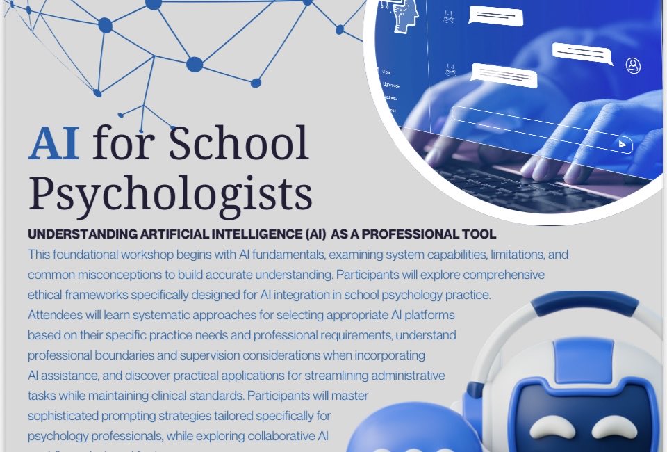 Montgomery County School Psychologists are gathered together at the MCIU to learn about ethical best practices for using AI to support their work.