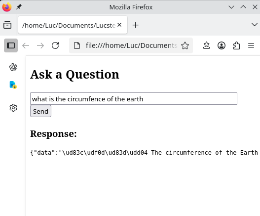 LucVolders2's tweet photo. Easy #ai with #javascript @JavaScript  #javascriptlovers #javascriptforbeginners @JavaScriptDaily no login or account needed. Full explanation and sourcecode on my weblog: https://t.co/mgrZP9c3w7 https://t.co/wCgDSiXKFM