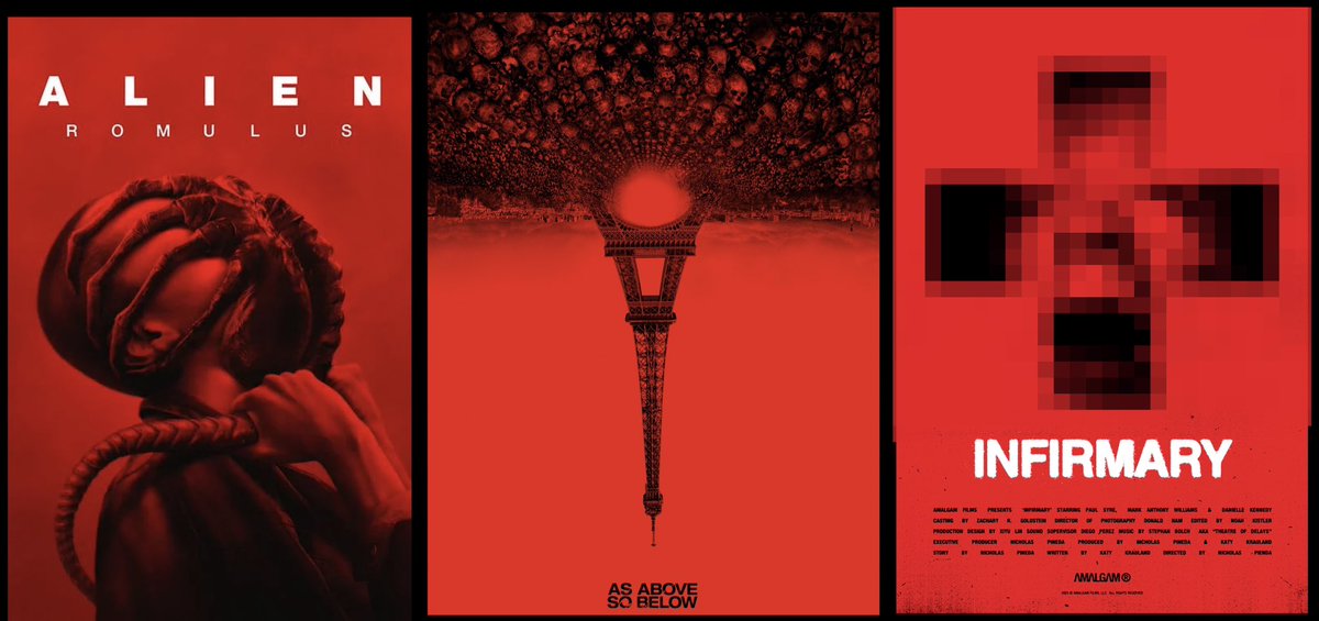 映画ポスターを見てると「赤と黒」には、 見る者に不安感を植え付ける