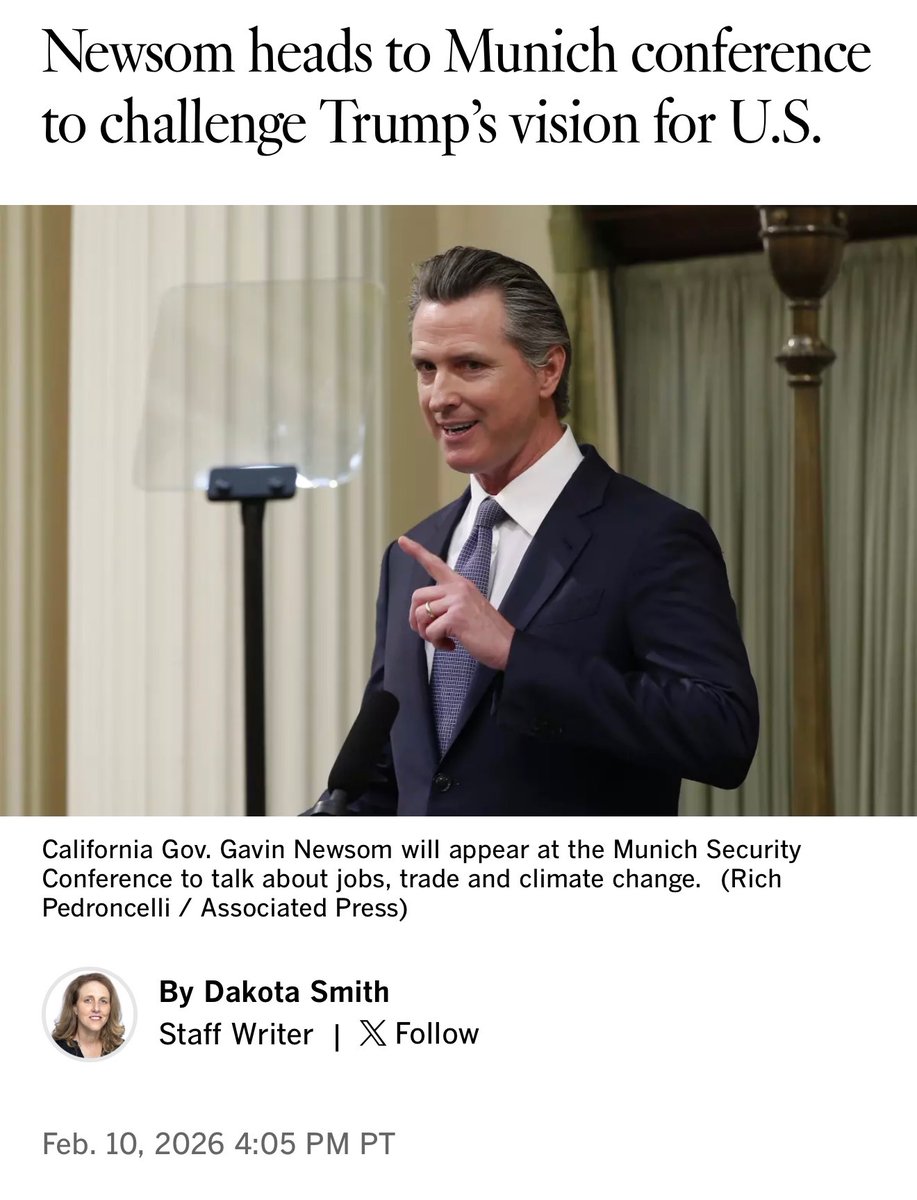 While Californians face rising costs, housing woes, and public safety challenges, California’s traveling governor heads to Germany. Global talks matter. Leadership at home matters more.

#caleg #fixcalifornia #CADeservesBetter <a href="/CASenReps/">CA Senate Republicans</a>