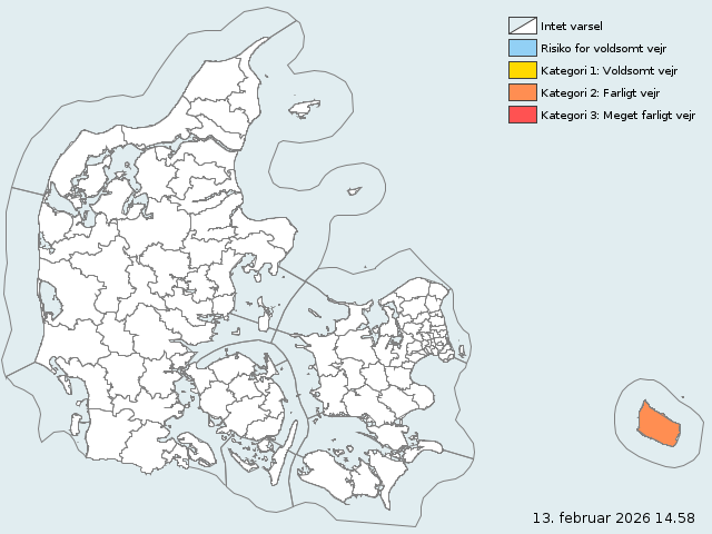 DMI warnt vor Winterwetter in Dänemark