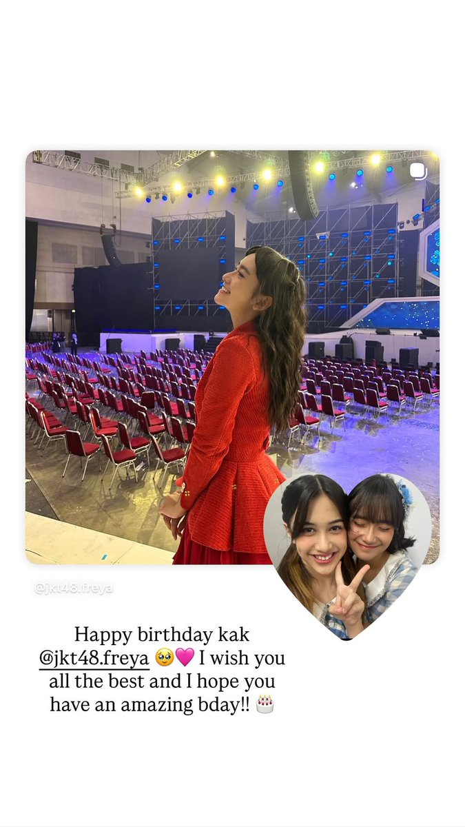 <a href="/DC_ChelseaJKT48/">Chelsea Davina</a> Habedeee ka <a href="/Freya_JKT48/">Freya Jayawardana</a> 💖