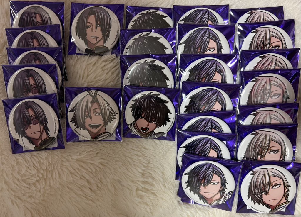 桃源暗鬼 コミケ C107 缶バッジ アフコミ 缶バッジ 交換 譲▶︎画像