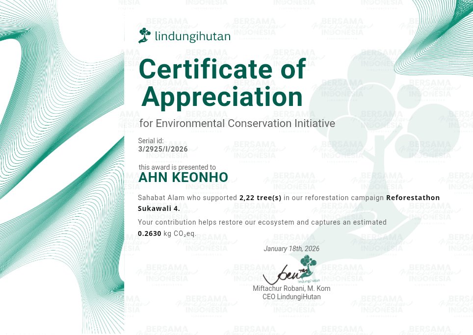 ★ Happy Birthday, KEONHO! 🎂

To celebrate Keonho's birthday, I adopted a hippo under his name as a small gift, inspired by his iconic line in WYW "들이켜, yuh, 마치 하마" and his love for hippos 🦛
 Also a tree planted to help restore the Earth's ecosystem. 🌳

Small Act, big