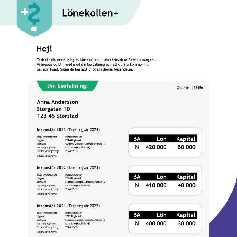 RatsitRatsit's tweet photo. Visste du? Att nu får du 3 års historisk lön med Ratsit Plus - 69kr