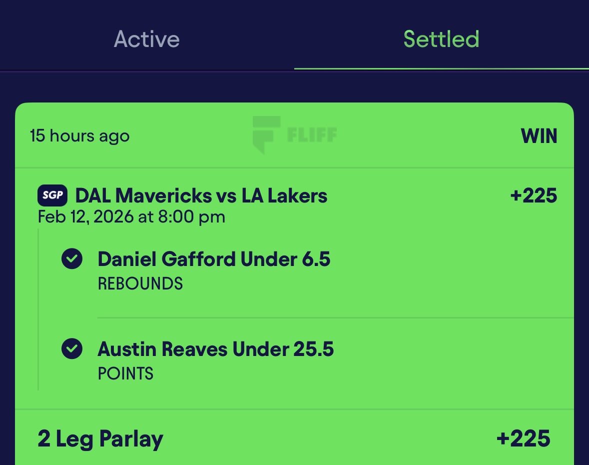 ✅✅✅✅

Cash our Play of the Night🤑

With Great Odds on <a href="/fliff/">Fliff</a>

Download the Fliff App on your App Store TODAY

Let’s cash in ALL Weekend🫱🏽‍🫲🏾💰

#ParlayProps #PropsParlay #GamblingX #Fliff #Tom #Brady #Patriots #Maye #Drake #Betting #BetMGM #Bitcoin #Investing #Kalshi #Bet #Prop