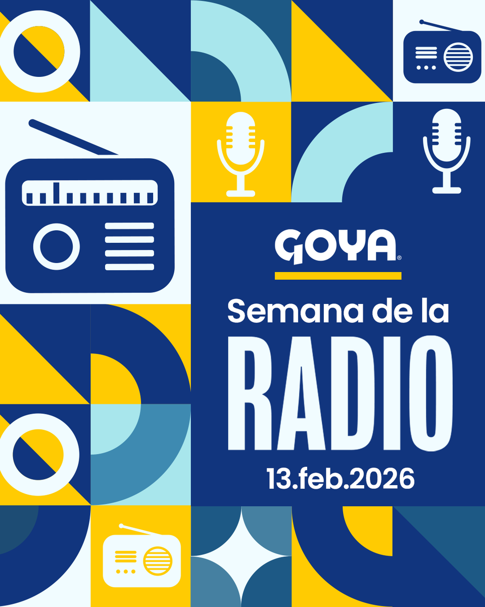 GoyaPR's tweet photo. Hay sonidos que nos hacen sentir en casa, y la radio es uno de ellos. 📻 Celebramos la magia de este medio que llega a cada rincón de nuestra isla. A todos los profesionales del micrófono que informan y entretienen. 

¡Felicidades en su semana! https://t.co/rIRyVsRyrv