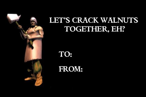 Valentine's just around the corner! If you still need cards for your loved ones, here are five more MediEvil themed ones based on the rest of the Heroes.