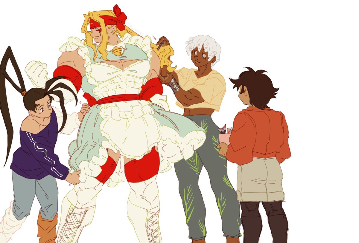 #StreetFighter #StreetFighter3 #thirdstrike 

Shout out to that tweet mentioning someone who wanted Alex in a maid outfit you were so real for that.

Anyways put him in a maid outfit Capcom. Capcom. Capcom give us maid alex Capcom. Capco