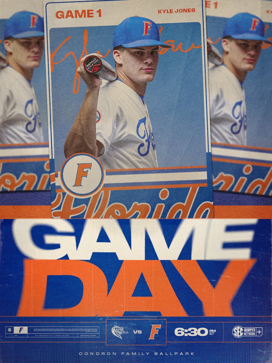 GatorsBB's tweet photo. Episode 1.

📺 https://t.co/nOwmbrxqB7 (SECN+)
📊 https://t.co/FSH8iSFN69
📻 https://t.co/0HGlG6MhwJ
🎟️ https://t.co/fGqnNOT0Ur https://t.co/8iK5ZSbTYV
