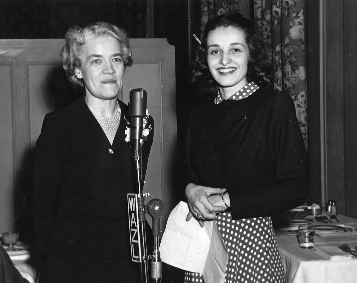 🎉📻 Happy World Radio Day! 🌍✨ Let's celebrate the voices that unite us across borders! 🎶 Here's the Senator on WAZL Radio in 1949. #WorldRadioDay #CelebrateRadio