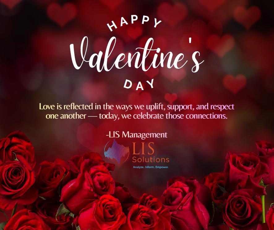 TeamLISSOL's tweet photo. This Valentine’s Day, we’re celebrating people, purpose &amp; meaningful connection. 💙
Thank you to our team &amp; partners for making every voice heard.

#ValentinesDay #PeopleFirst #ConnectionMatters #Analyze #Inform #Empower #TeamLIS https://t.co/2UY1k4QLnx