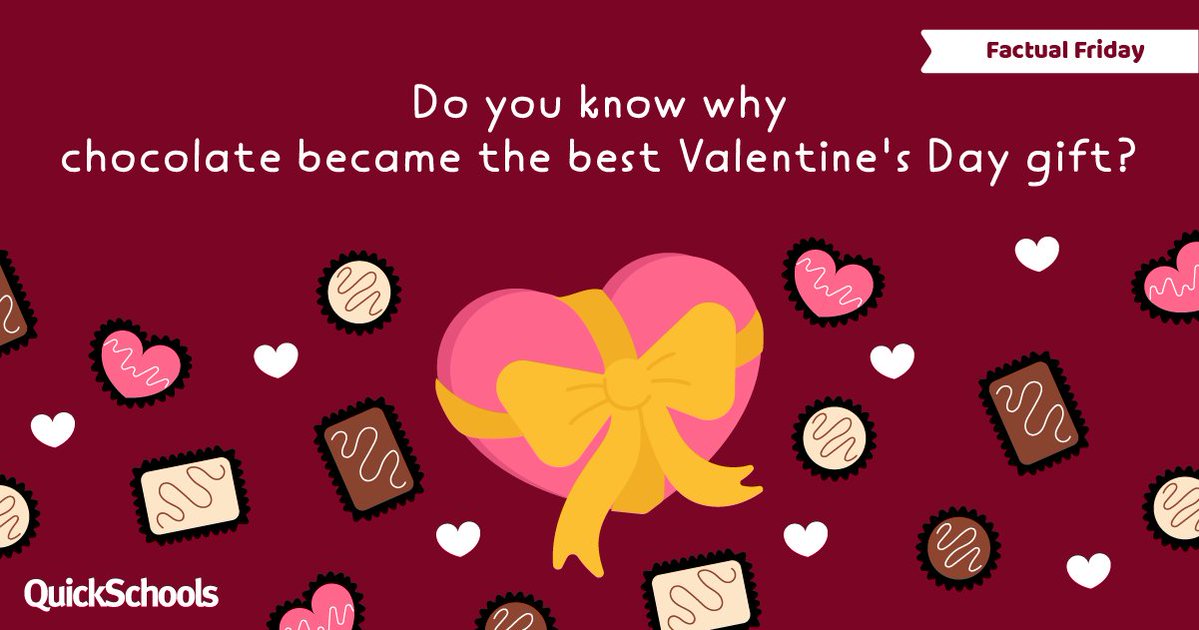 Chocolate became linked to Valentine’s Day in the 1800s because the Aztecs believed cacao was an aphrodisiac. In 1861, Richard Cadbury introduced heart-shaped chocolate boxes, turning chocolate into a symbol of love that stuck.