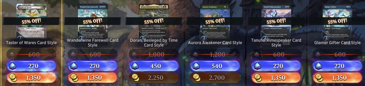 Here are the #MTGArena Daily Deals for today! #MTG #MTGA #ARENASTYLES @mtg_arena