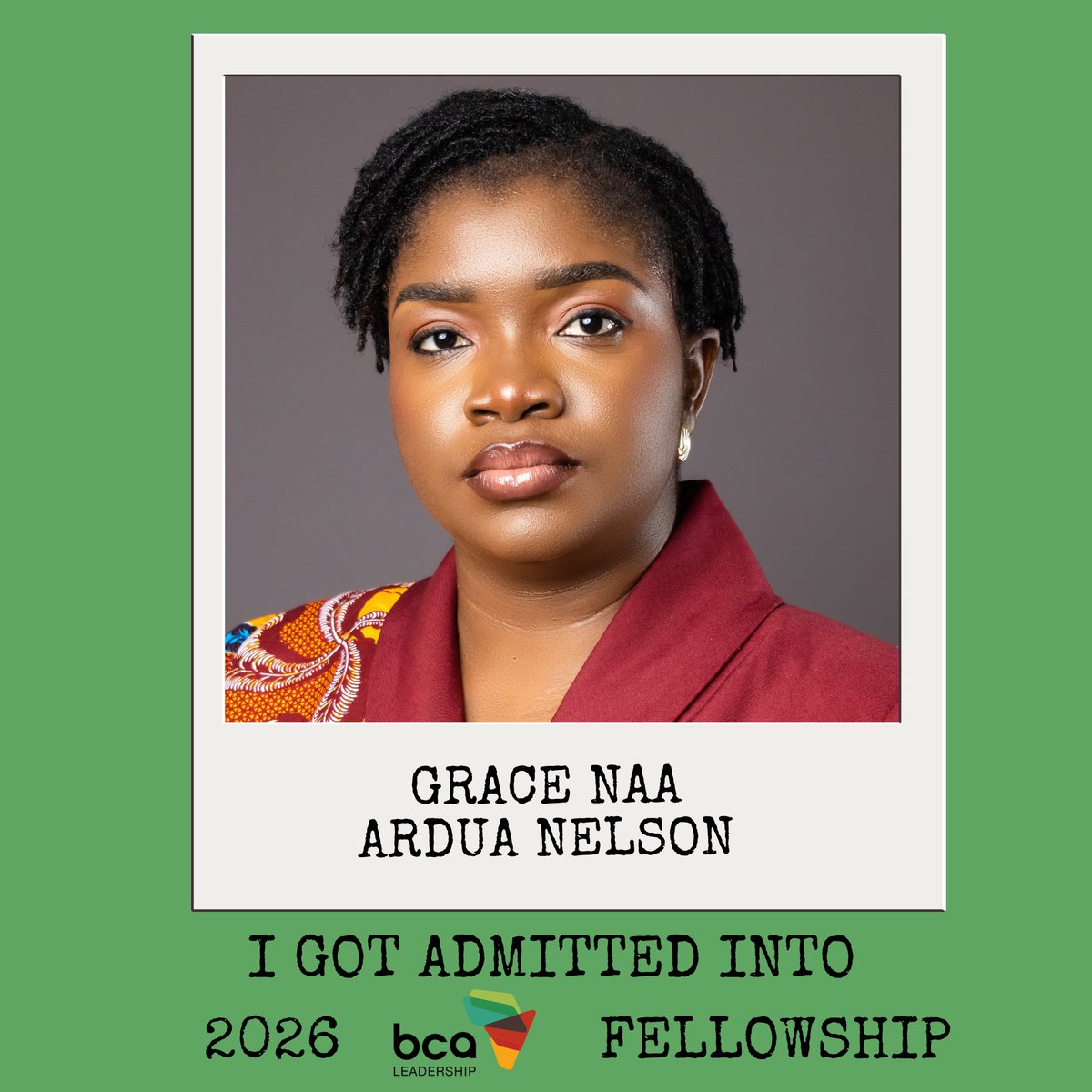 ArduaNelson's tweet photo. Honoured to be selected as a 2025 BCA Leadership Fellow; a pan-African leadership initiative led by Dr. Modupe S. Taylor-Pearce.

Higher impact requires higher growth.

I am ready. https://t.co/DYTewf7hus