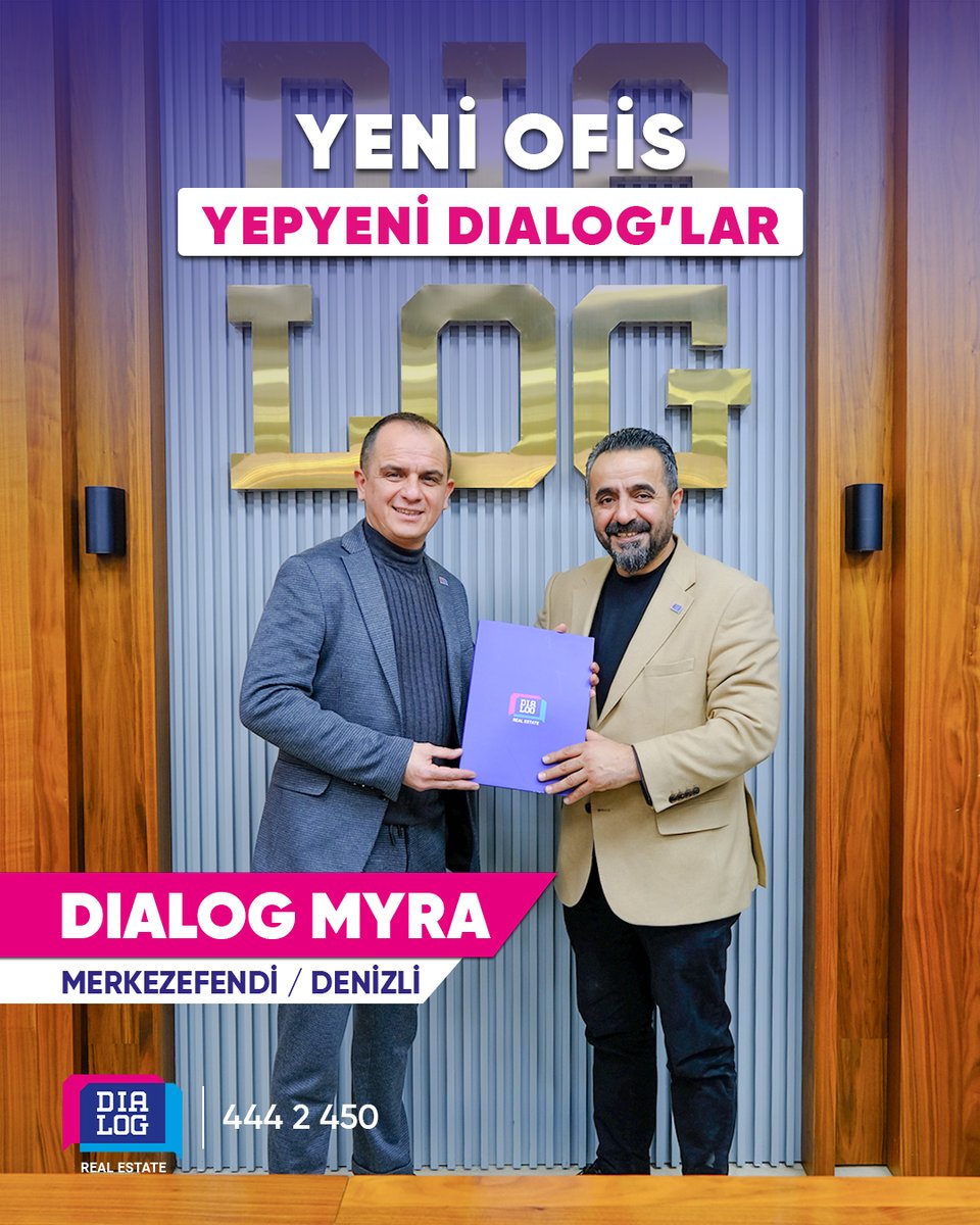 Dialog Myra Gayrimenkul, aramıza hoş geldin! 🌟

Uzun yıllar farklı sektörlerde yöneticilik pozisyonunda görev yapan, ardından gayrimenkul sektörüne giriş yaparak 11 yıllık tecrübesiyle faaliyet gösteren değerli brokerımız Mustafa Eski, Denizli’deki ofisiyle artık Dialog'da !🚀