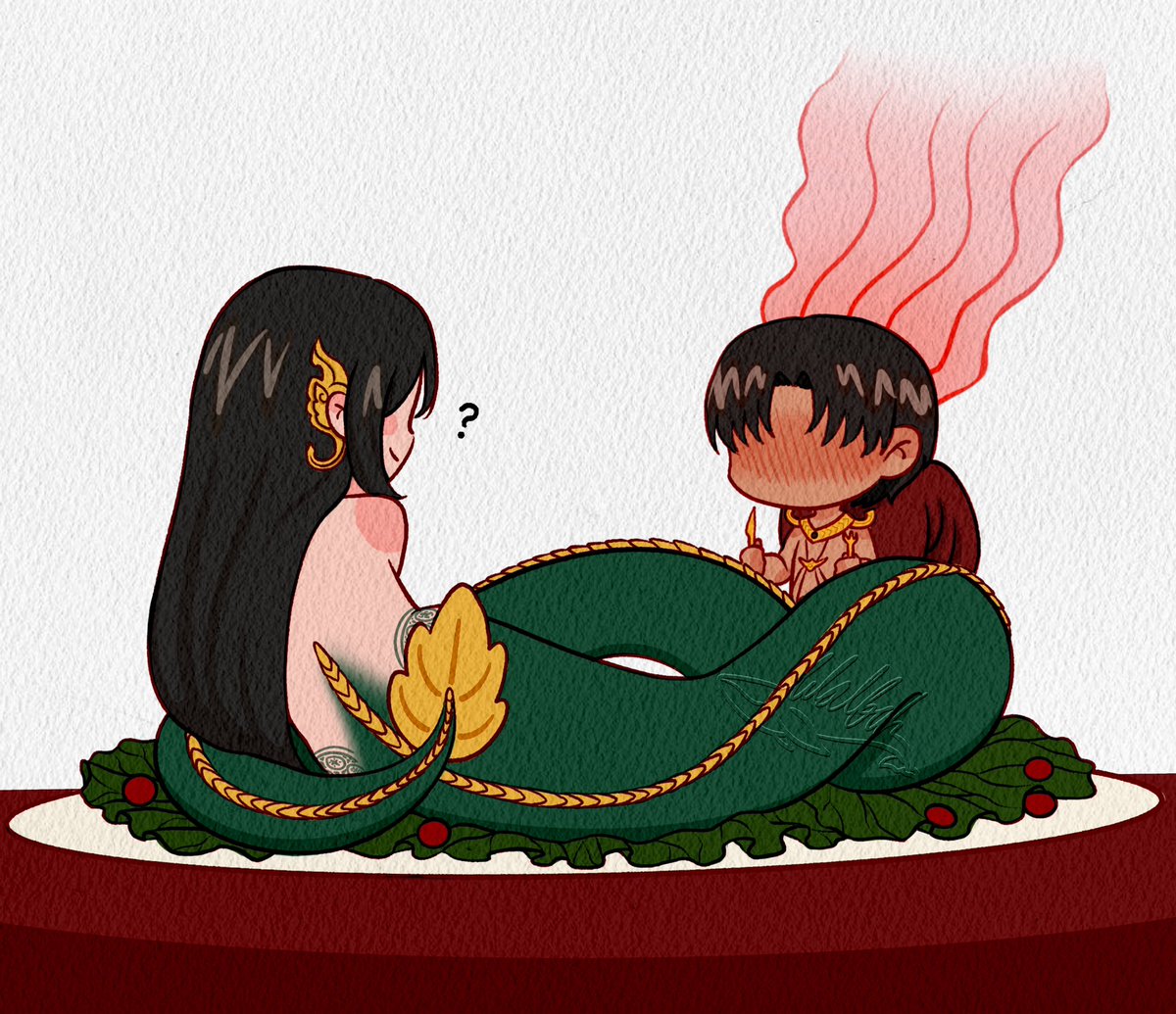 มีคนเขินข้าวเย็นค่ะ  #อโยธยาเอยาวดี