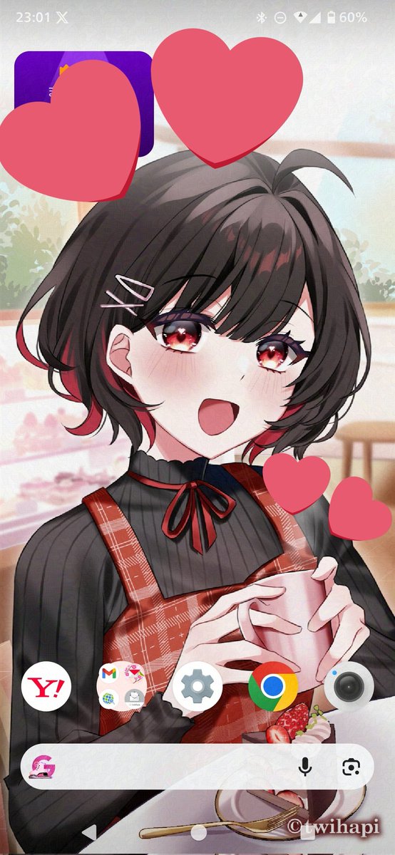 #紅小梅 ちゃんの
メンバーシップ限定バレンタイン絵
可愛い〜🥰
早速スマホの壁紙にしました！感謝！

※AI対策済み