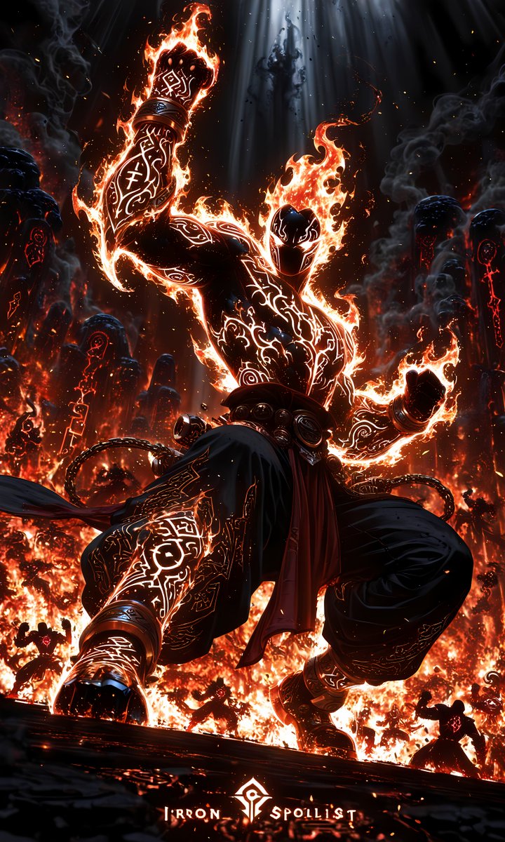 Dimmu6artalt's tweet photo. Infernal Monk 🔥
#darkfantasy #AIart #demonwarrior #fantasyart
SFW ILLUSTRATION. https://t.co/up8SujoVF4