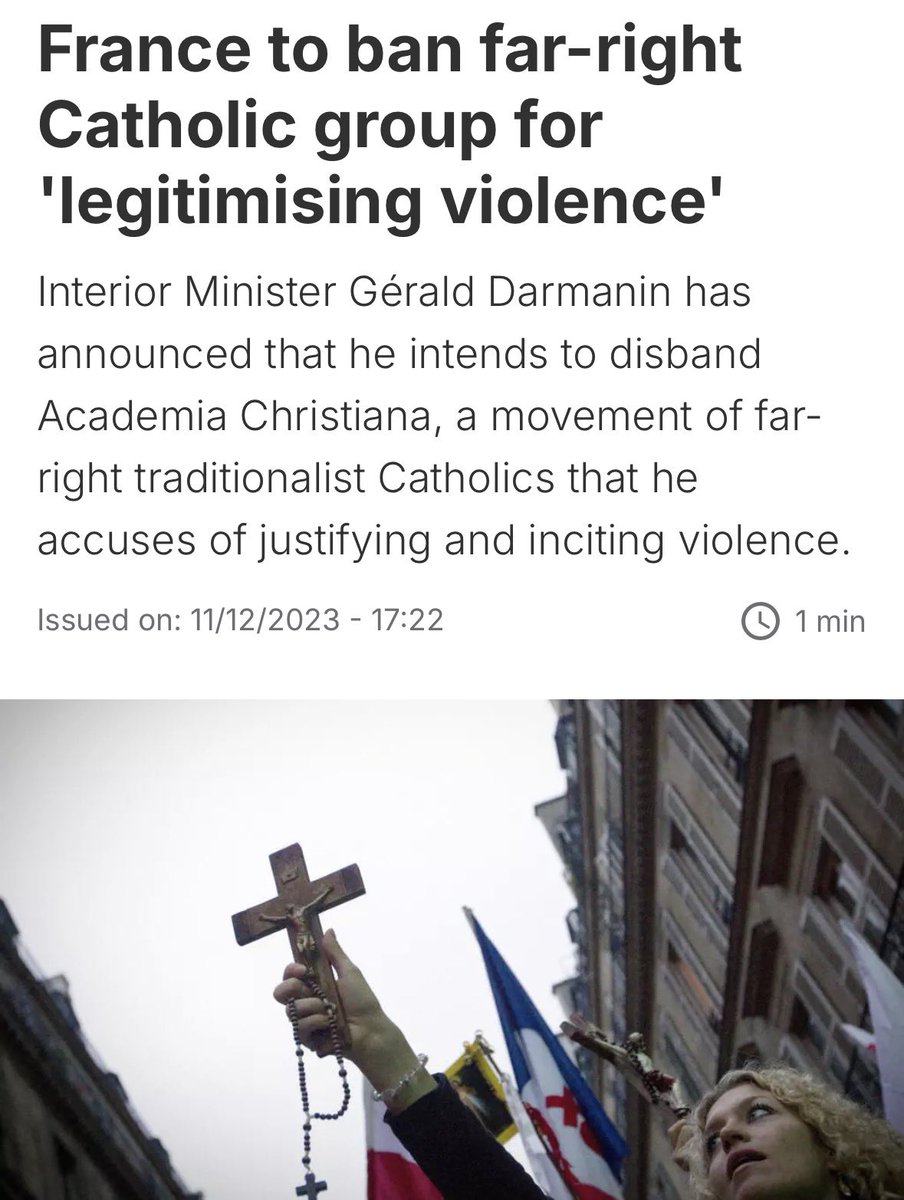 The young French Patriot was 23 years old. His name was Quentin. He was part of the Catholic nationalist movement of France and, according to information, also went to the summer camps of the Academia Christiana. 

The French state tried to ban <a href="/AcademiaChristi/">Academia Christiana</a> for no reason.