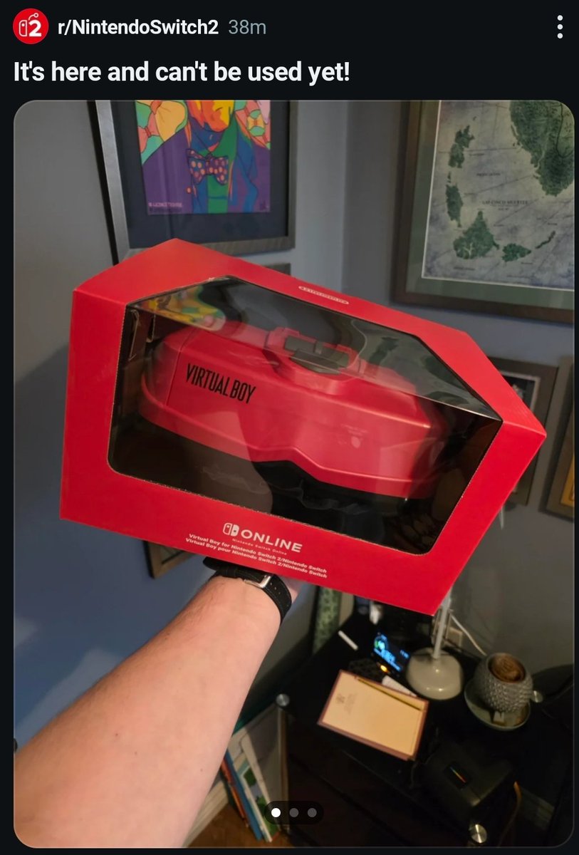 KirPinkFury's tweet image. Seeing people getting their Virtual Boy console makes me want it for collection purposes.