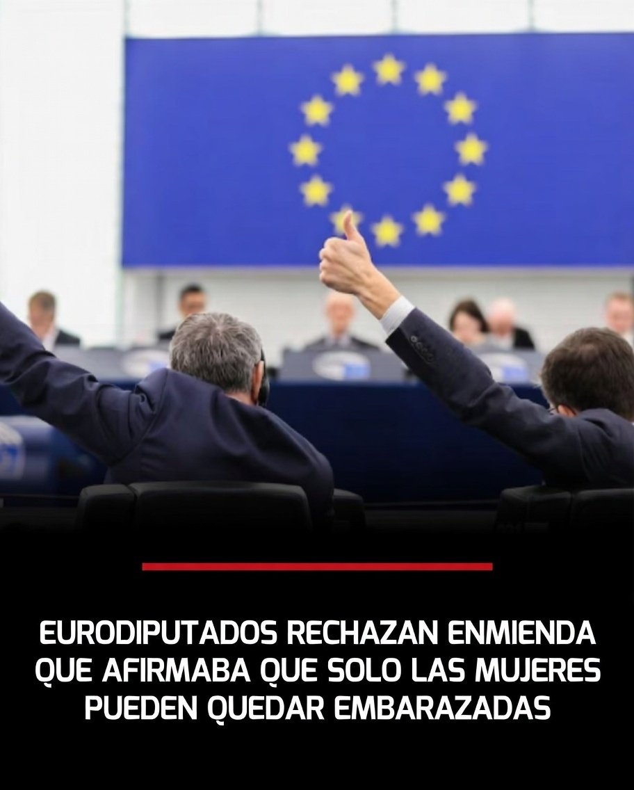 🇪🇺‼️ | LOCURA TOTAL — El Parlamento Europeo rechazó una enmienda que establecía que solo las mujeres pueden quedar embarazadas; 200 votaron a favor, 233 en contra y 107 se abstuvieron. La información fue difundida por el eurodiputado de AfD Tomasz Froelich, quien calificó el