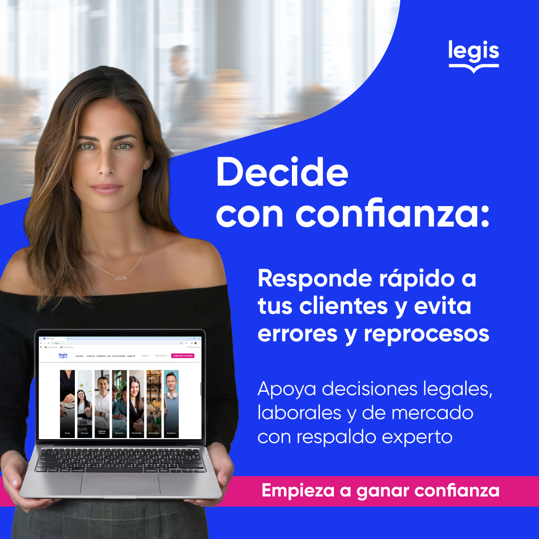 Legis integra normativa, jurisprudencia, IA legal y herramientas estratégicas para que tu firma responda con rapidez y seguridad.

👉 Descubre cómo transformar tu operación: legis.co/formulario-con… 

#FirmasLegales #LegalTech #AbogadosColombia #TransformacionLegal #Legis